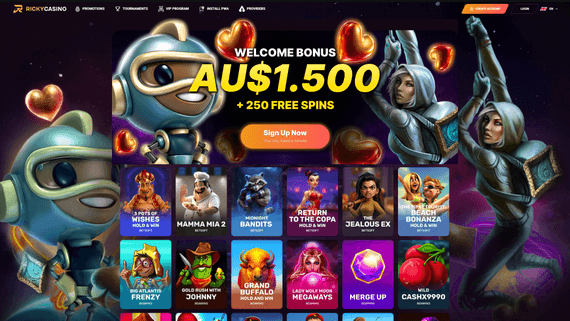 Ricky Casino live dealer section